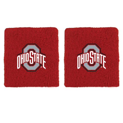 Ohio State Set of 2 Terry Cloth Wrist Sweat Band