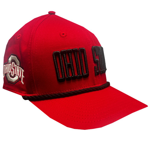 Ohio State Red/Black 3D w/Rope.