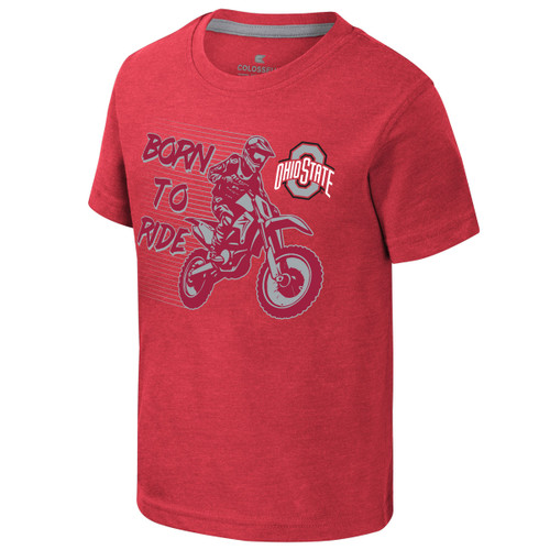 Ohio State Colosseum Black Jabbar Tee w/Vertical Logo.