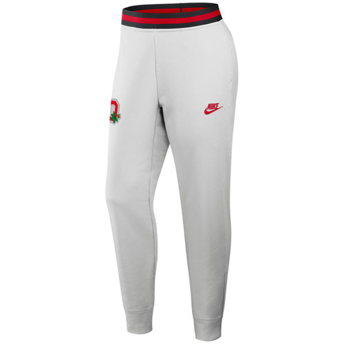 Ohio State Nike Women's Gray Jogger w/Leaf Logo.