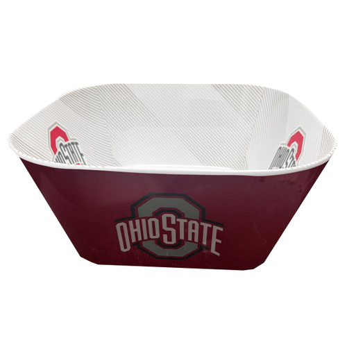 Ohio State Large Melamine Square Snack Bowl.