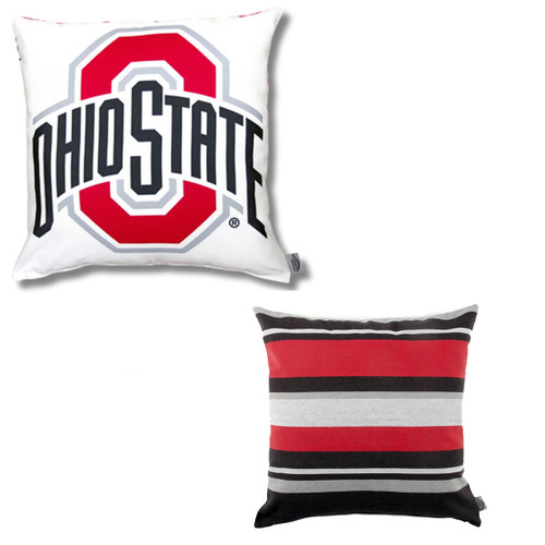 Ohio State Front and Back Pillow Cover.