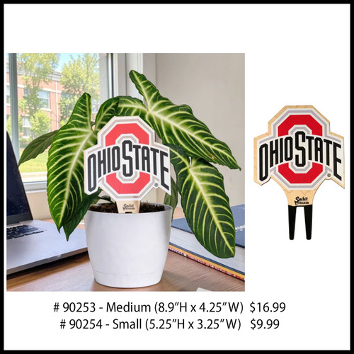 Ohio State Small Full Color Wooden Stake.