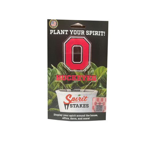 Ohio State Small Full Color Wooden Stake.