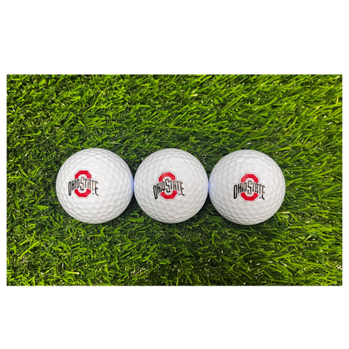 Ohio State Pack of 3 Golf Balls