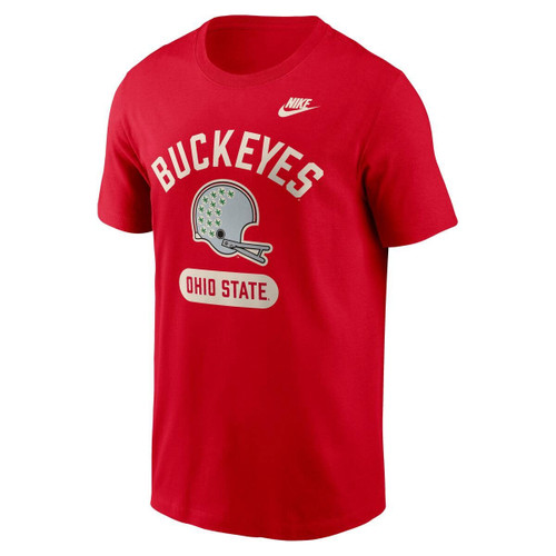 Ohio State Nike Red Buckeyes/Helmet Tee.