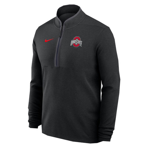 Ohio State Nike Black/Anth 1/2 Zip.