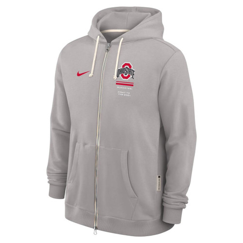 Ohio State Nike Gray Full Zip w/Hood.