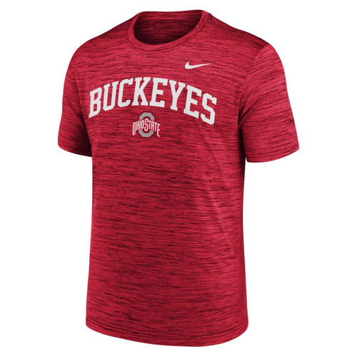 Ohio State Nike Red Velocity Buckeyes Tee.