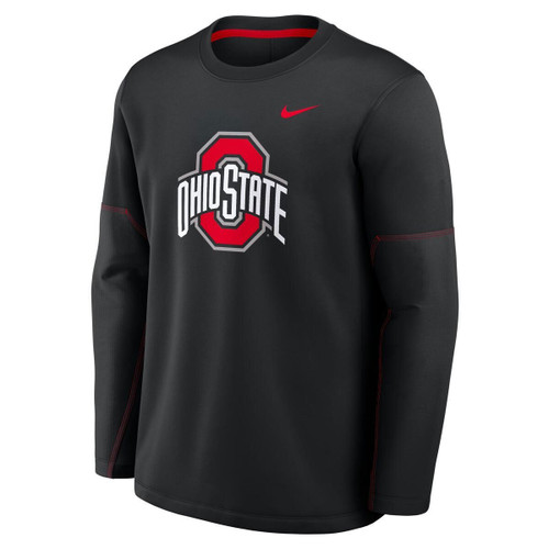 Nike Black Coaches Midweight Long Sleeve Crew