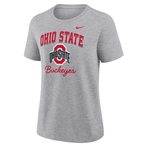 Ohio State Nike Women's Gray Buckeyes Tee.