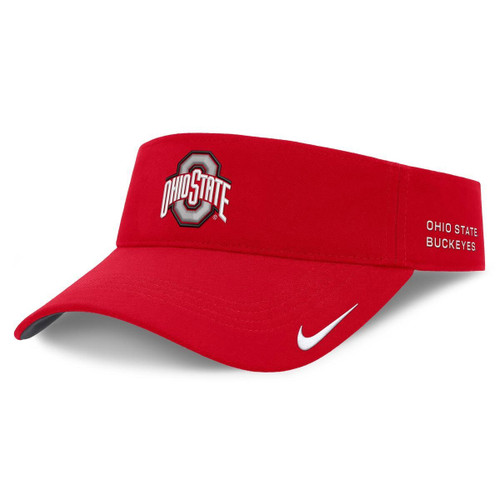 Ohio State Nike Red Visor