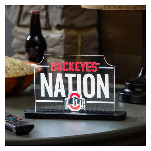 Ohio State Buckeye Nation LED Desk Light