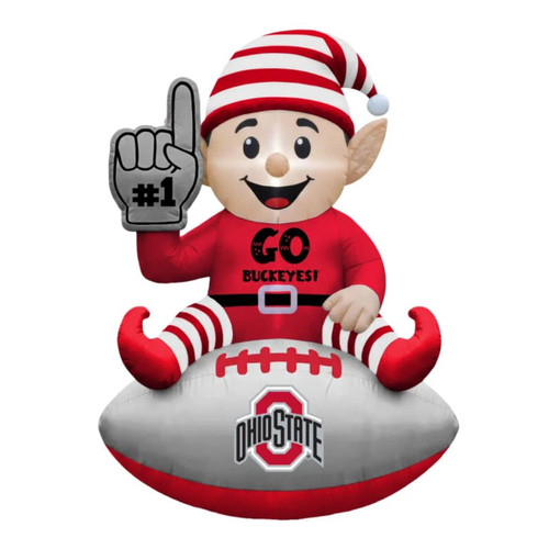 Ohio State Inflatable Football Elf.