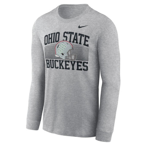 Ohio State Nike Gray Helmet Tee.