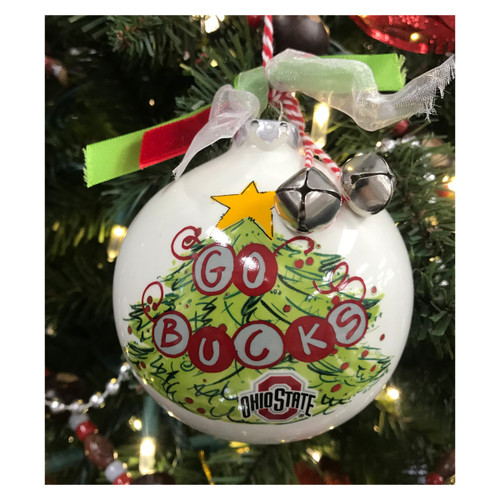 Go Bucks Christmas Bulb