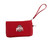 Red Pebble Stadium Approved Wristlet