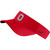 Nike Red Dry Fit Visor w/ Velcor Adjustable Strap