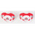 2 Pack Ohio State Pacifiers