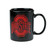 Black 11oz Mug w/Red Logo