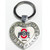 Ohio State Heart Keyring