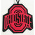 4.25 Red & Black Logo Ornament