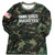 Womens Nike Long Sleeve Camo  Military Shirt with American Flag and Ohio St