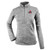 Light Heather Grey Quarter Zip Fleece with Ohio State Logo