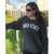 Womens Charcoal Grey Long Sleeve Crewneck Sweatshirt Ohio State