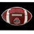 Ohio State 6" Football Decal. Outside Application.