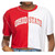 Womens Colorblock Cropped Ohio State T-Shirt