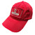 Ohio State Red Relaxed Philosopher Cap. Cloth Adjustable Back