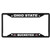 Ohio State Buckeyes Black Carbon License Plate Frame