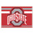 Ohio State Red Stripe Rectangular Fridge Magnet