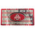 Ohio State Laser Etched 3D Oval License Plate