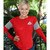 Ohio State Women's Red Long Sleeve Henley