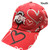 Ohio State Youth Red Adore Heart Cap