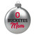 Ohio State Silver 3" Mom Ornament