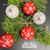 Ohio State 5 Pack Shatterproof Ball Ornament Set