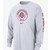 Ohio State Nike White Long Sleeve Circle Tee w/ Sleeve Graphic.