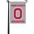 Ohio State Gray Block O Garden Flag.