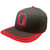 Ohio State Black Flat Bill Block O Snap Back Cap