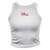 Ohio State Where I'M From Women's White High Neck Crop Tank w/Script.