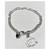 Ohio State Lydia Silver Bracelet.