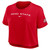 Ohio State Nike Women's Red Crop Swoosh.