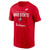 Red Ohio State Nike Brutus Tee