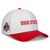 Ohio State Nike White Camo/Red Ohio State Wordmark Hat.