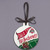 Ohio State Ceramic Flat Ornament