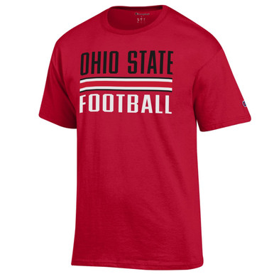 Red Champion® Ohio State Football Tee - College Traditions