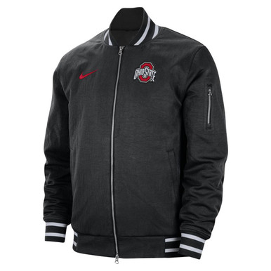 Ohio State Nike Black Bomber Jacket - College Traditions